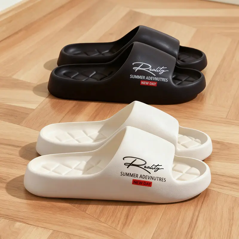 Men's Casual Lightweight IndoorOutdoor Beach Slippers