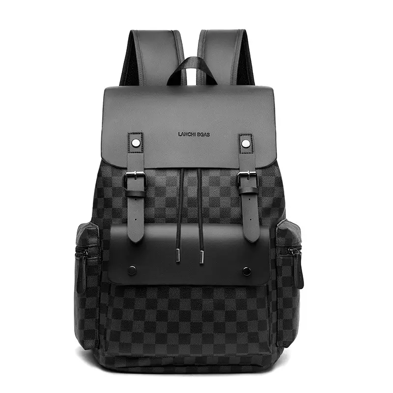 Backpack Men's Plaid Commute Leisure Office Worker