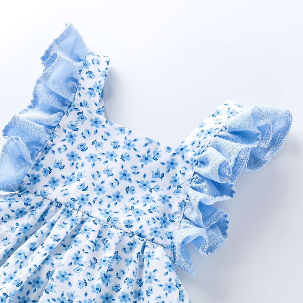Fashion Floral Dress Children’s Suit