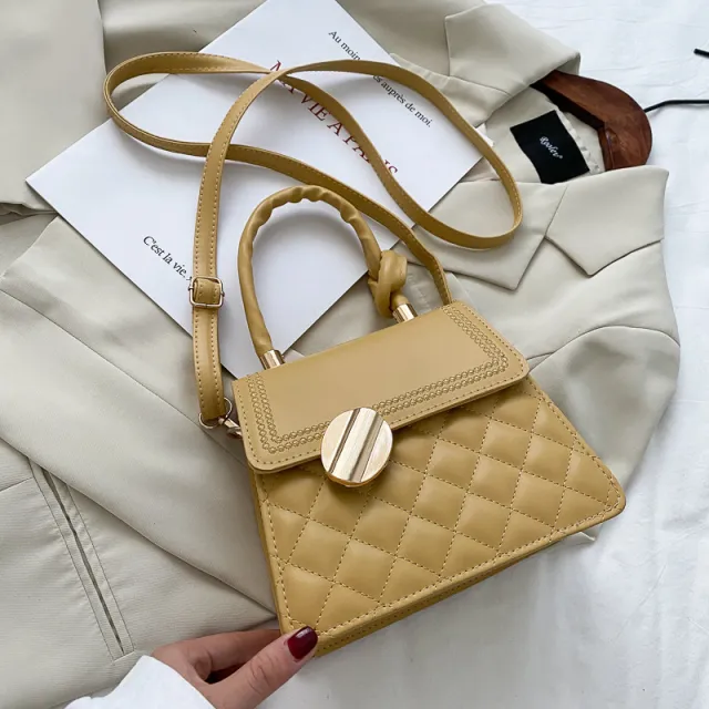 Special interest Design Handbag Texture Crossbody Yellow - Shop at LoveMi