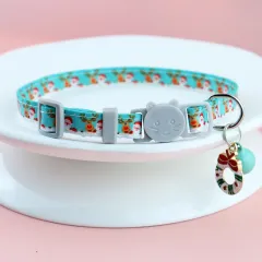 Clang Bow Tie Christmas Fashion Pet Collar - Collar Wreath - View 1