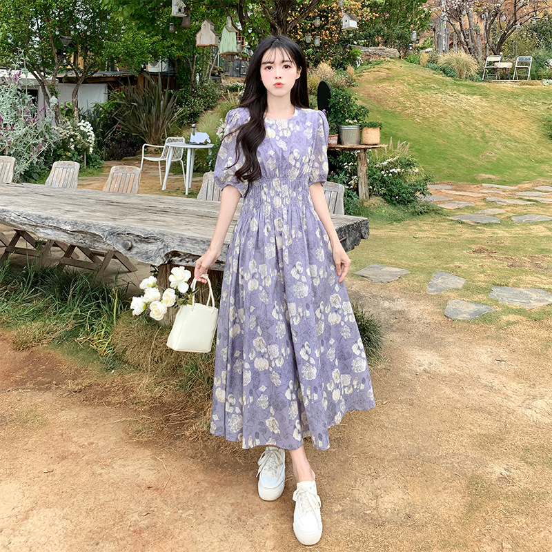Women's Vintage French Floral Dress - Shop at LoveMi
