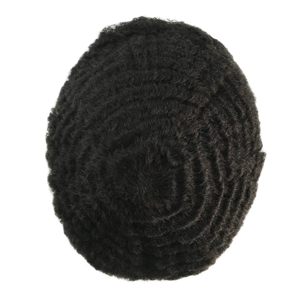 African Lace Men's Human Hair - B 8Mm