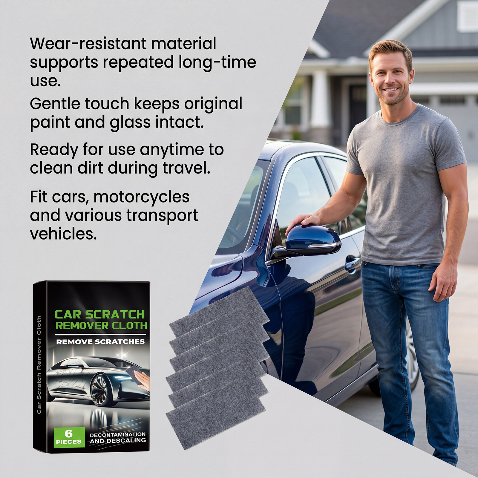 Car Scratch Remover Cloth 6