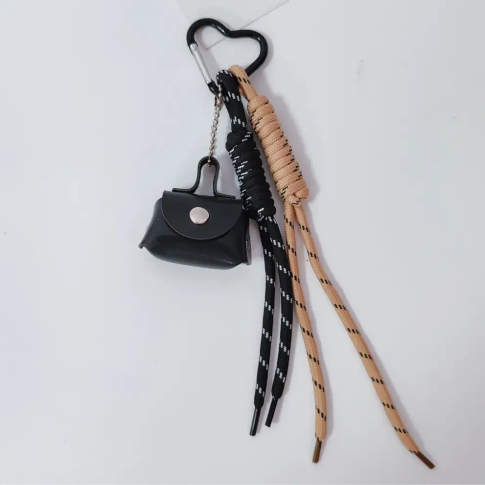 New Woven Rope Bag Pendant Dog Keychain