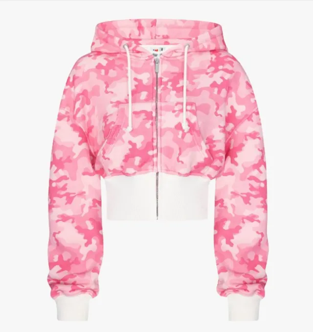 Y2g Hip Hop Short Cardigan Hoodie Sweatshirt And Sweatpants Sweater - Shop at LoveMi
