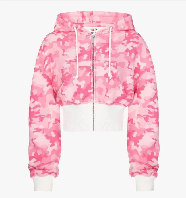 Y2g Hip Hop Short Cardigan Hoodie Sweatshirt And Sweatpants - Sweater