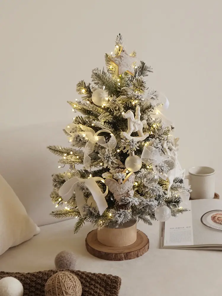 Desktop With Lights Diy Decoration Ins Decoration New Christmas