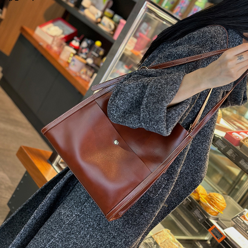 Leather Bucket Bag, picture 2 of 7