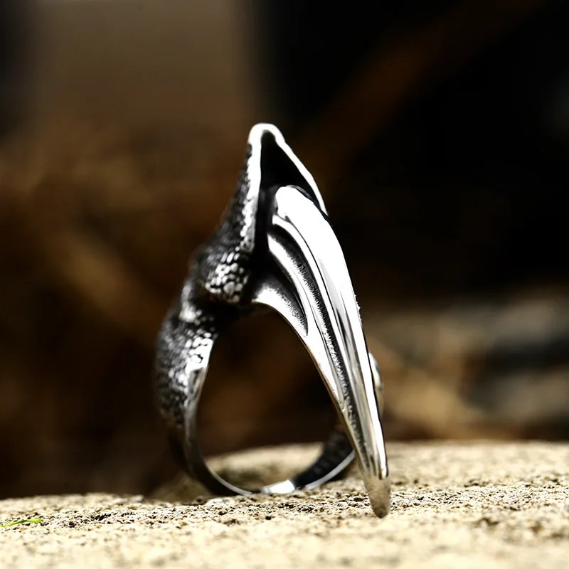 Stainless Steel Men's Paw Ring