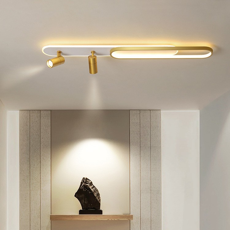 Entryway Without A Main Light Walk-in Closet Commercial Surface-mounted Ceiling