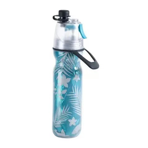 Outdoor Sports Water Bottle With Double-Walled Insulation For Cold Drinks And Spraying