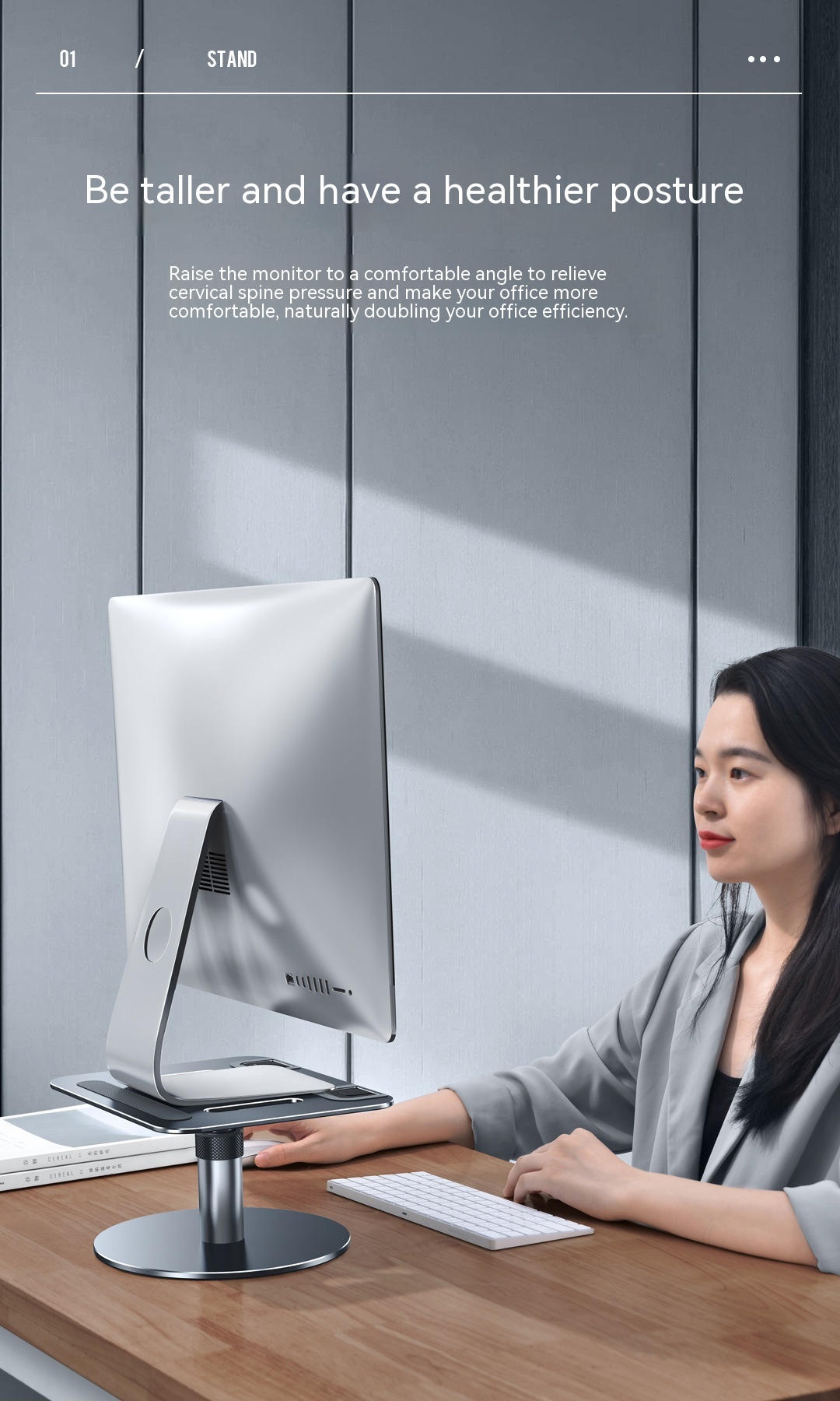 Mobile Folding Laptop Lifting Cooling Bracket - Image 5