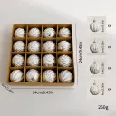 Archaism Silver 6Cm 16Pcs