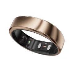 Personality Multifunctional Bluetooth Smart AI Ring - Gold - View 1