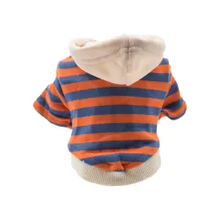 Pet Casual Striped Sweater Warm - Orange - View 1