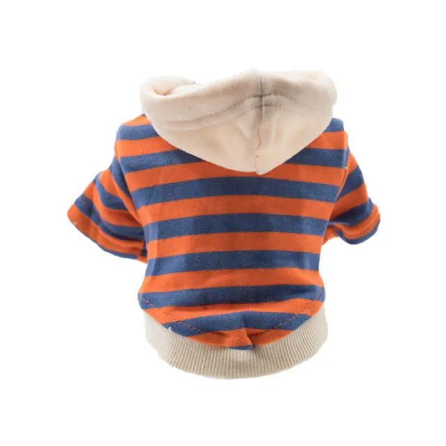 Pet Casual Striped Sweater Warm Orange - Shop at LoveMi