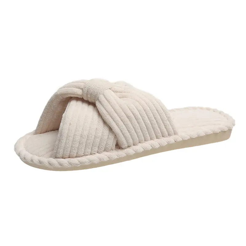 Cute Home Indoor Soft Bottom Comfortable Cotton And Linen Slippers