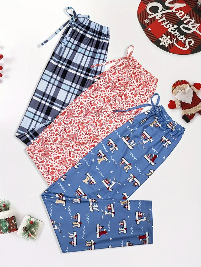Milk Silk Pajama Pants Long Women's Thin Breathable L192021 - Shop at LoveMi