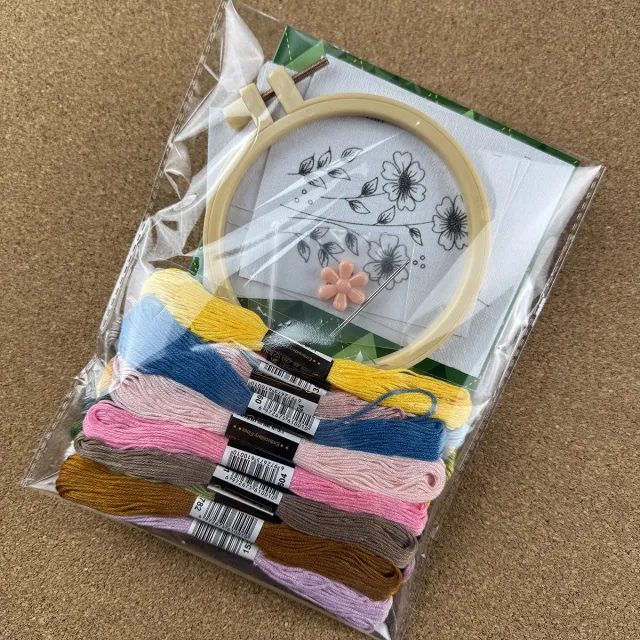 Clothes Handmade Embroidery Material Package Beginner Self embroidery Stylexx07 - Shop at LoveMi