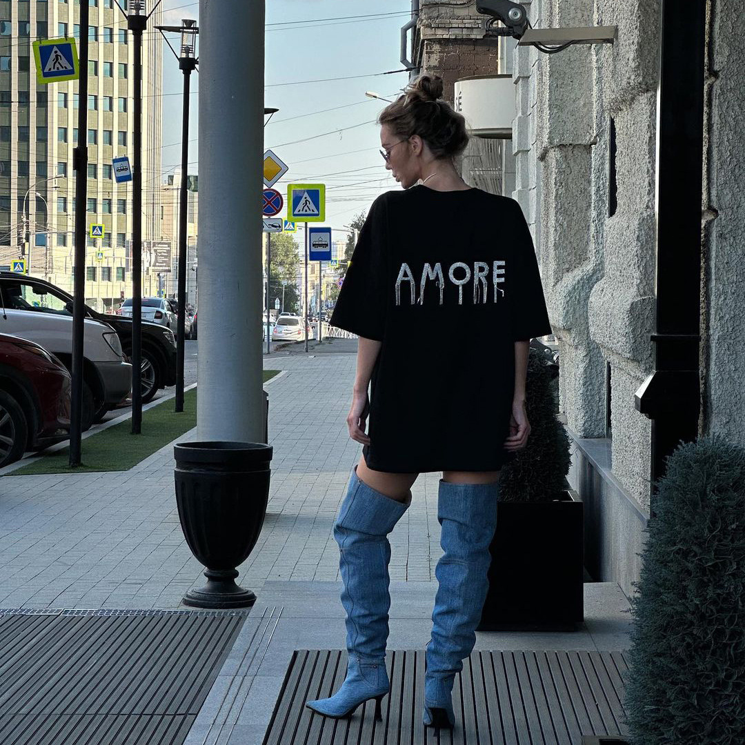 قميص نسائي كاجوال فضفاض بأناقة الشارع الأمريكي