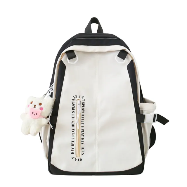 College Girl Large Capacity Cute Backpack Black - Shop at LoveMi