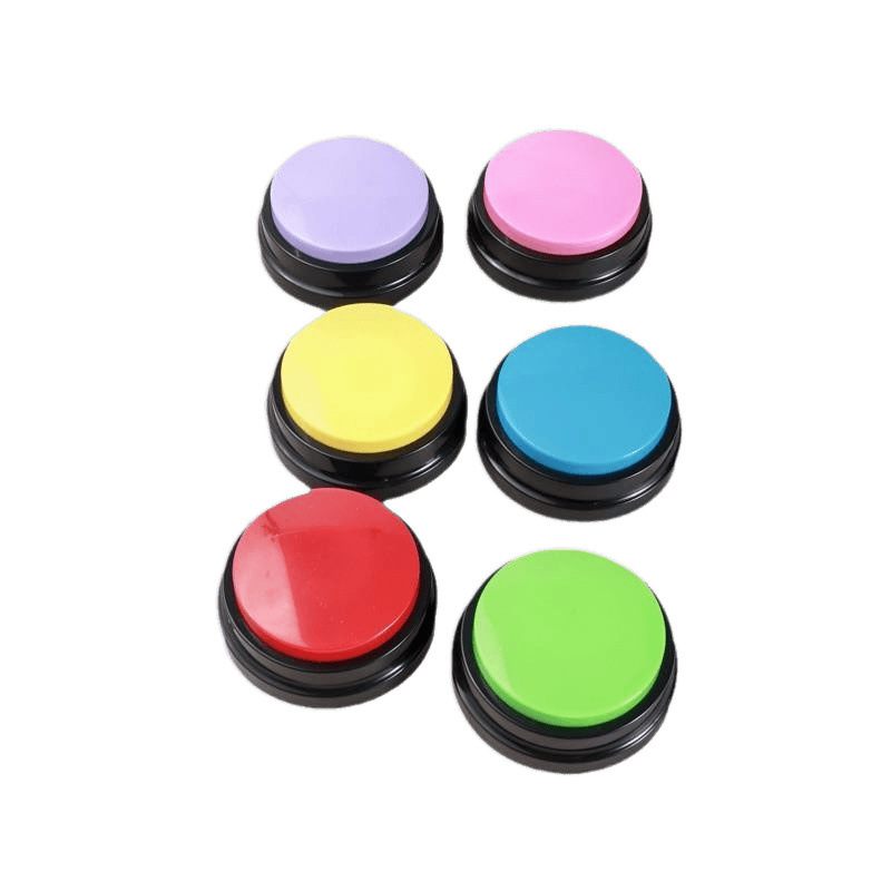 Pet Communication Button Cat Recording Talking Dog Sound Button Pet Dialogue Training Bell Toy