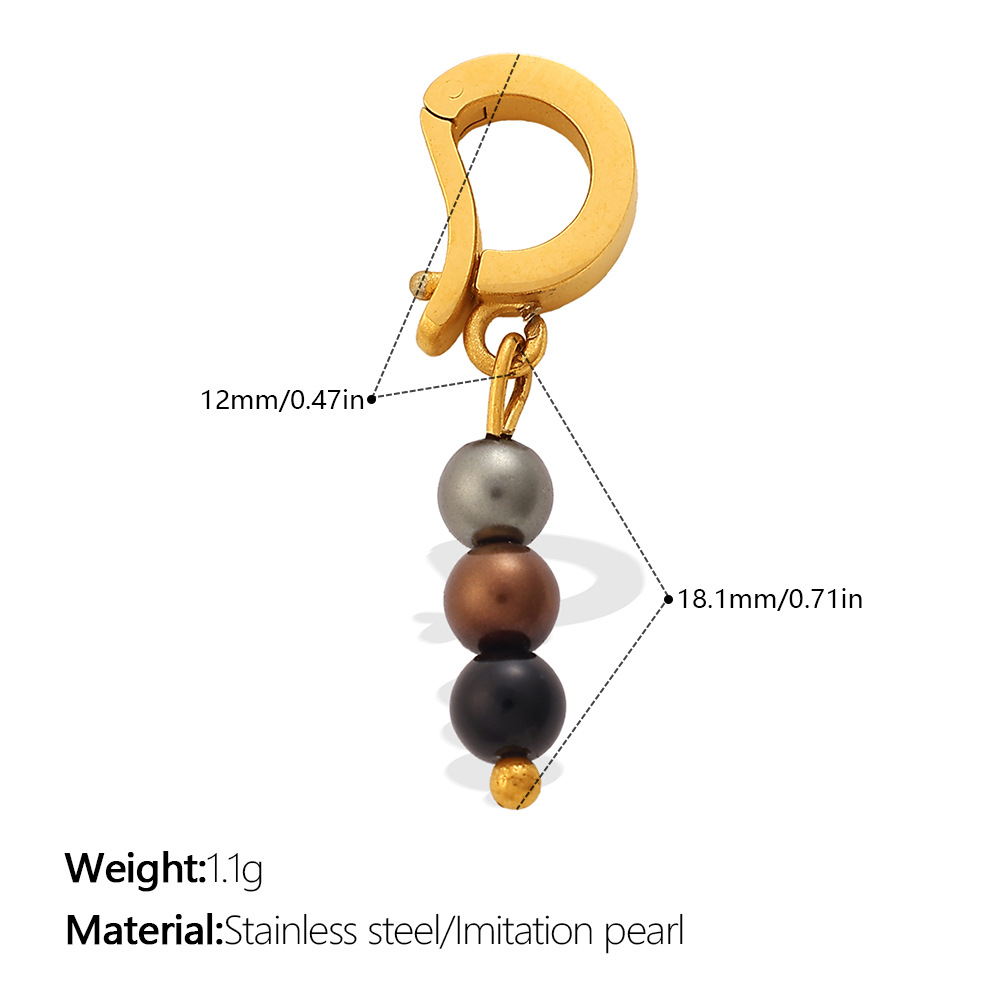 Stainless Steel Pearl Pendant, picture 11 of 12