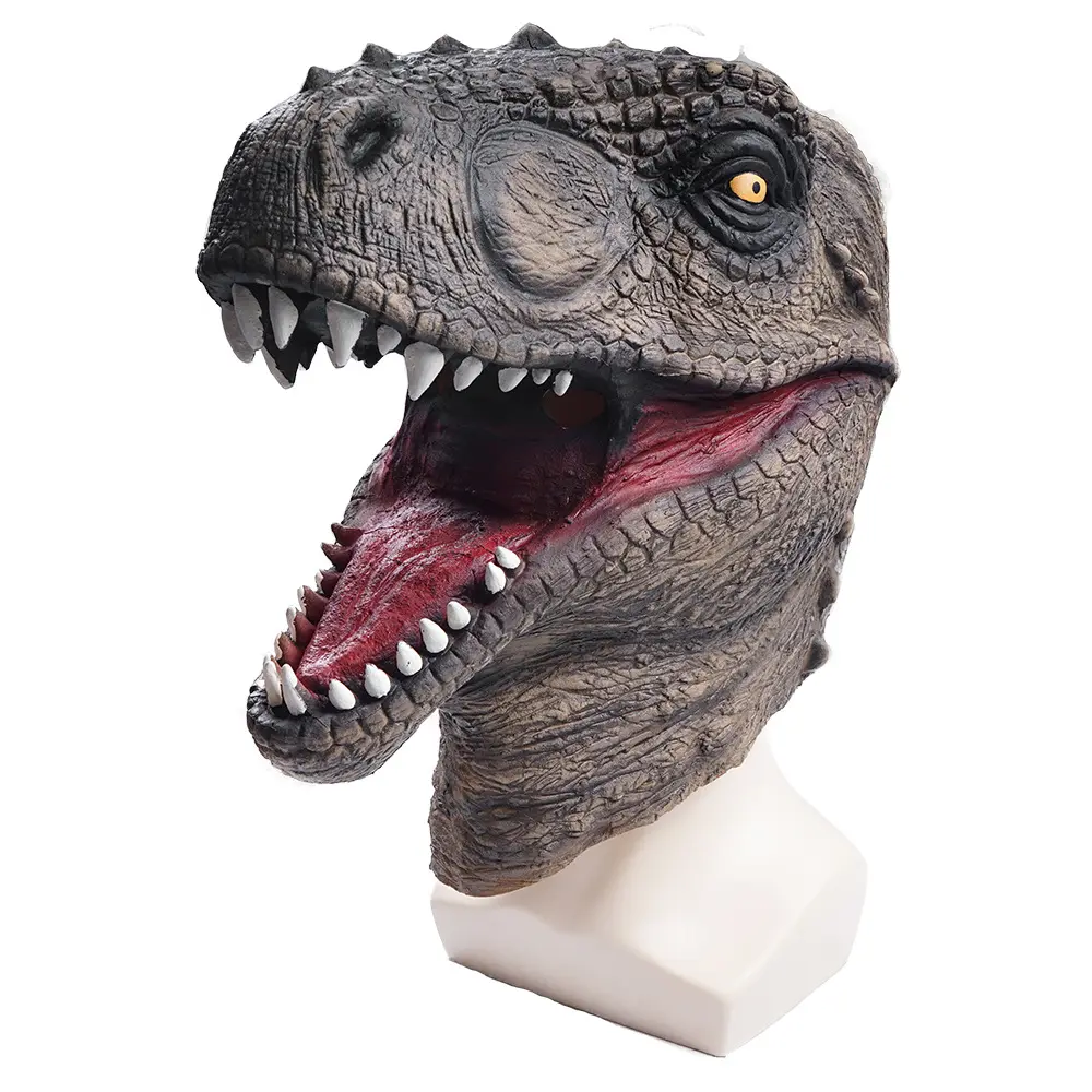 Latex Dinosaur Mask Activity Party School Stage