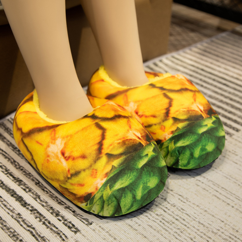 Pineapple Bun Cotton Shoes