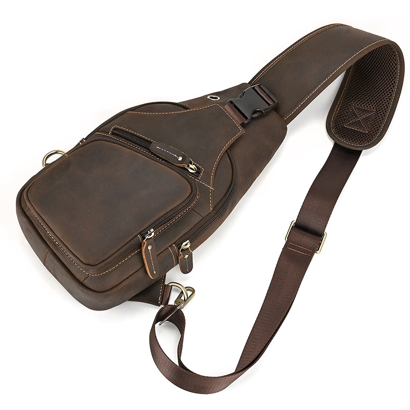 Men's Vintage Crossbody Bag Crossbody Bag — detail view 11