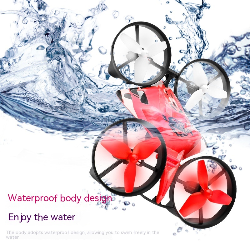 Three-in-one Four-axis Aircraft, Sea, Land And Air Switchable Multi-function UAV