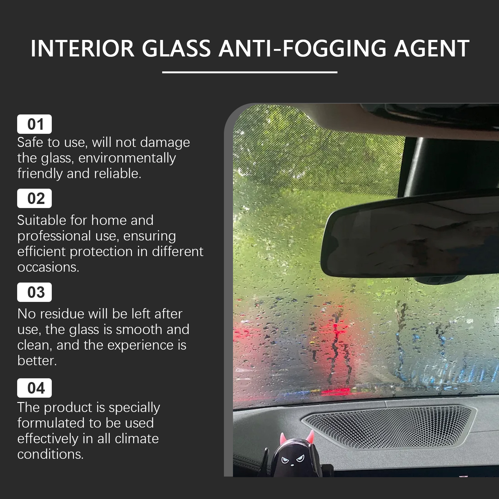 Car Antifogging Agent Glass Cleaning