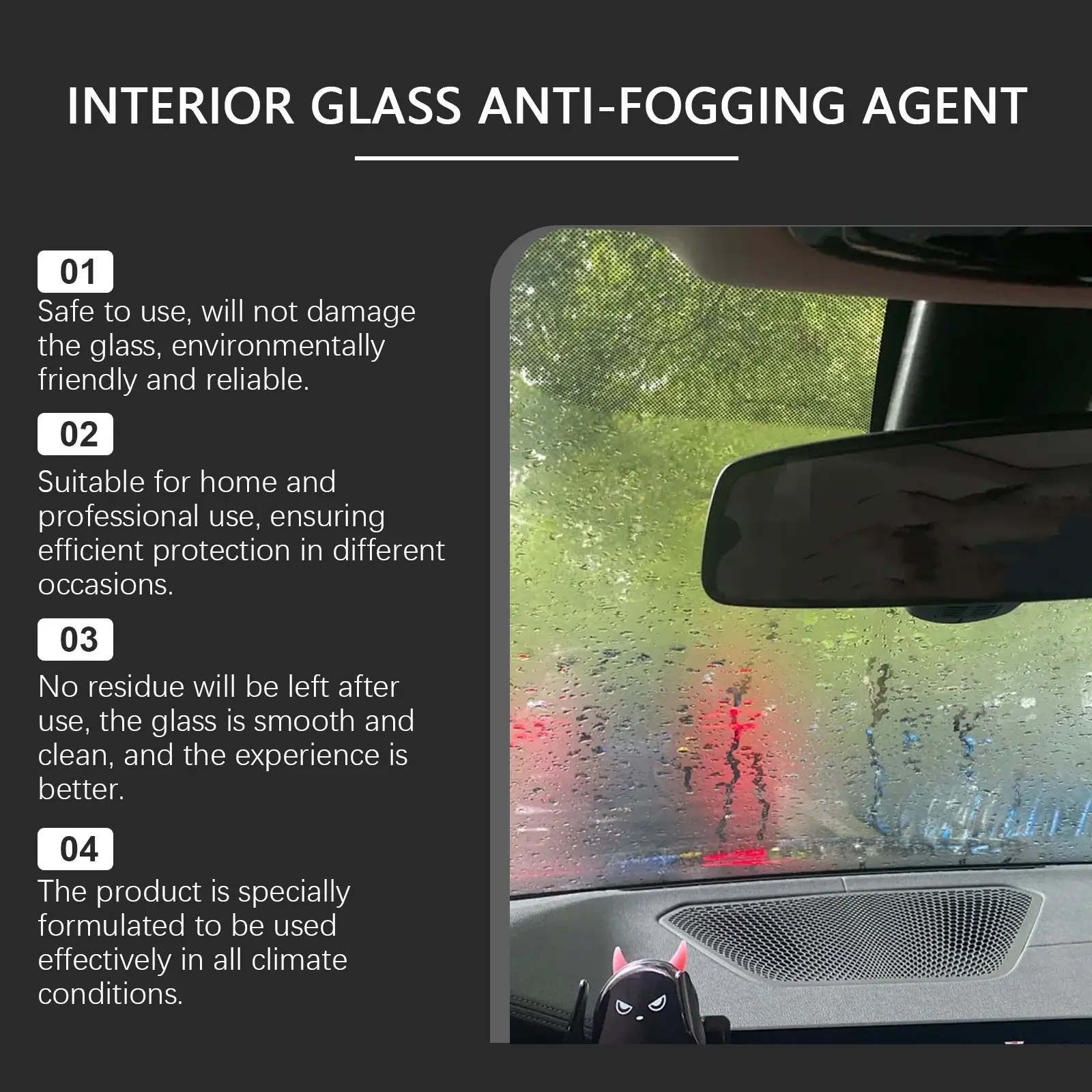 Car Antifogging Agent Glass Cleaning