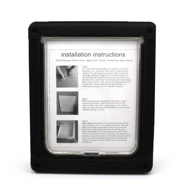 Pet Supplies Plastic Door Fence Black - Shop at LoveMi