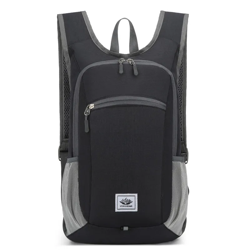 Leisure Light Walking New Folding Sports Bag - Black