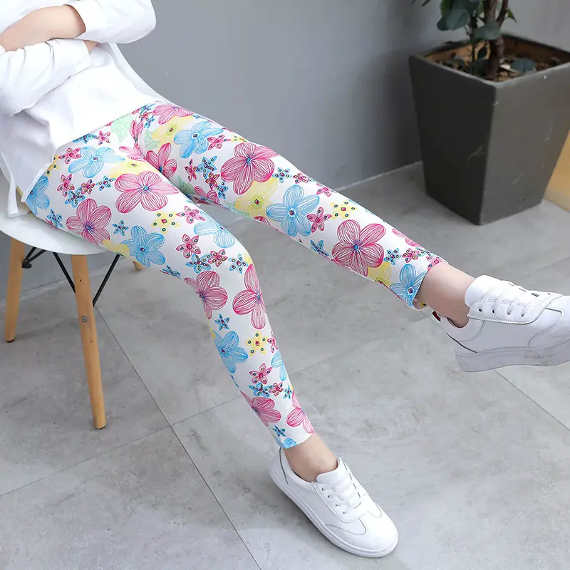 Leggings Modal Cropped Pants Outer Wear Girls'