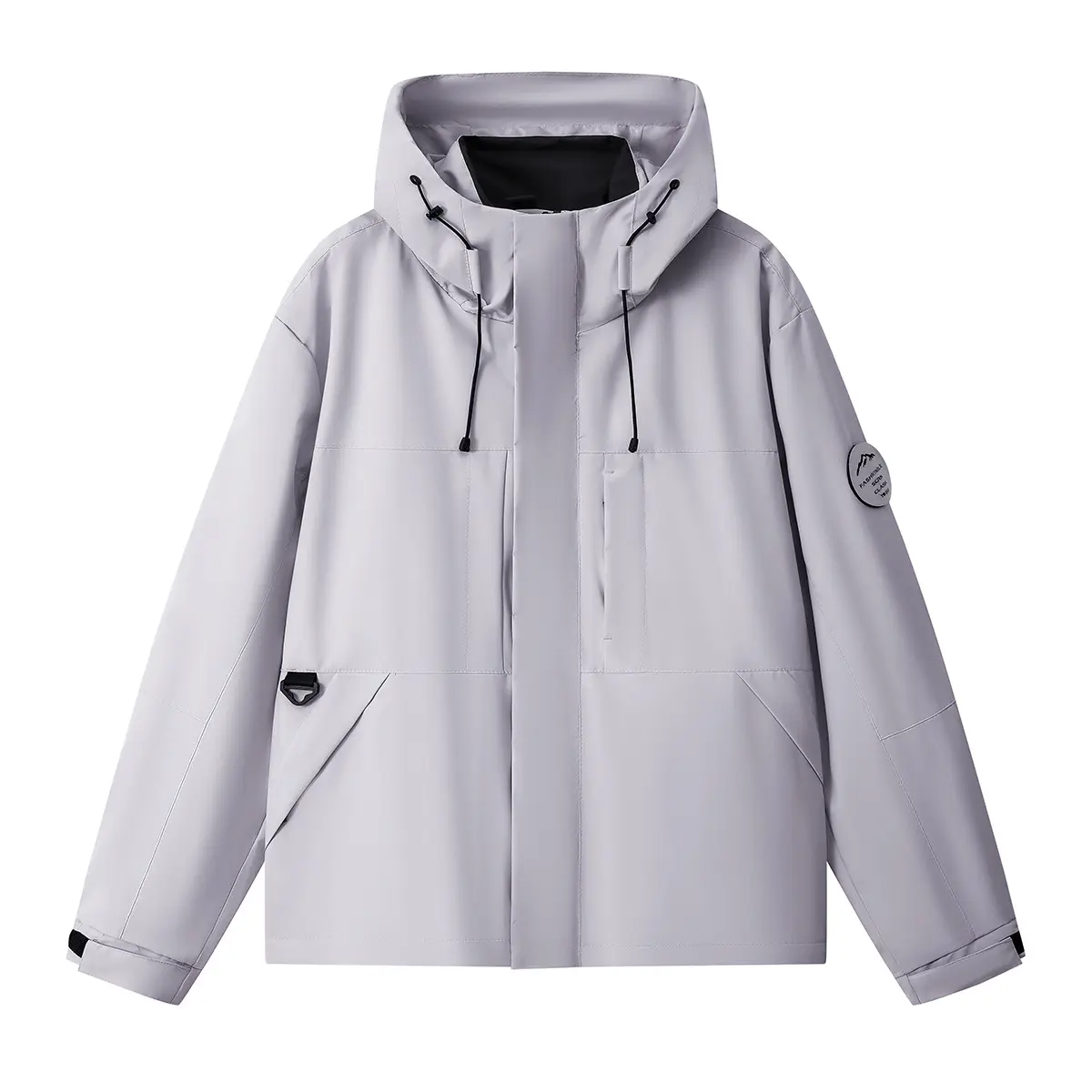 New Unisex Co-ed Hooded Shell Jacket