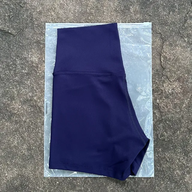 Sports High Waist Tight Shorts Yoga Clothes Midnight Blue - Shop at LoveMi