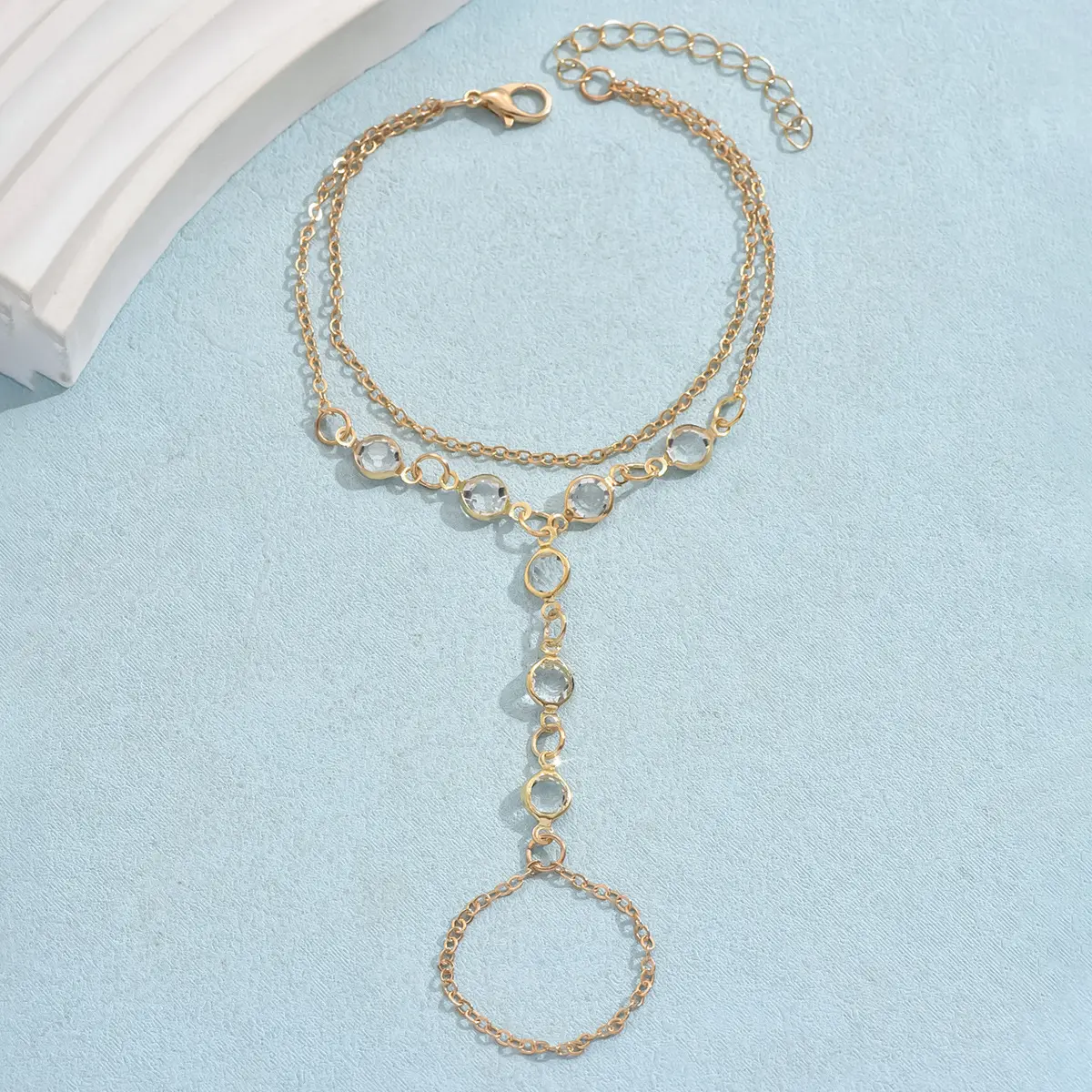 European And American Fashion Minimalist Bracelet Ring