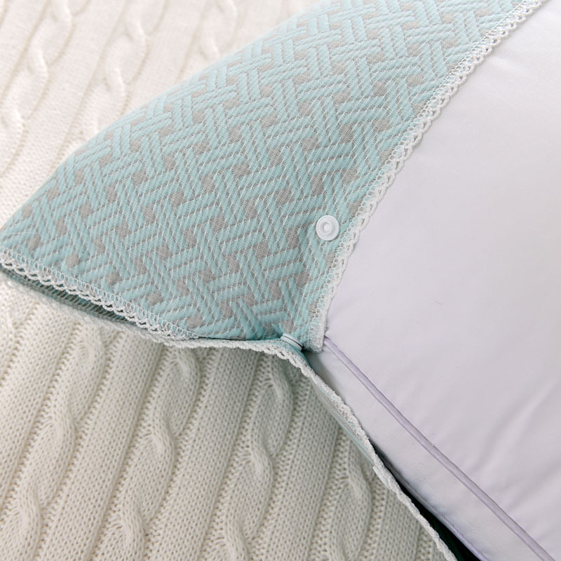 Tencel Pillowcase With Snap Buttons Magic Pillow Cover Gauze Towel