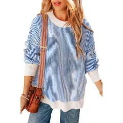 European And American Leisure Loose All-matching Jumper Top - P5Color - View 1