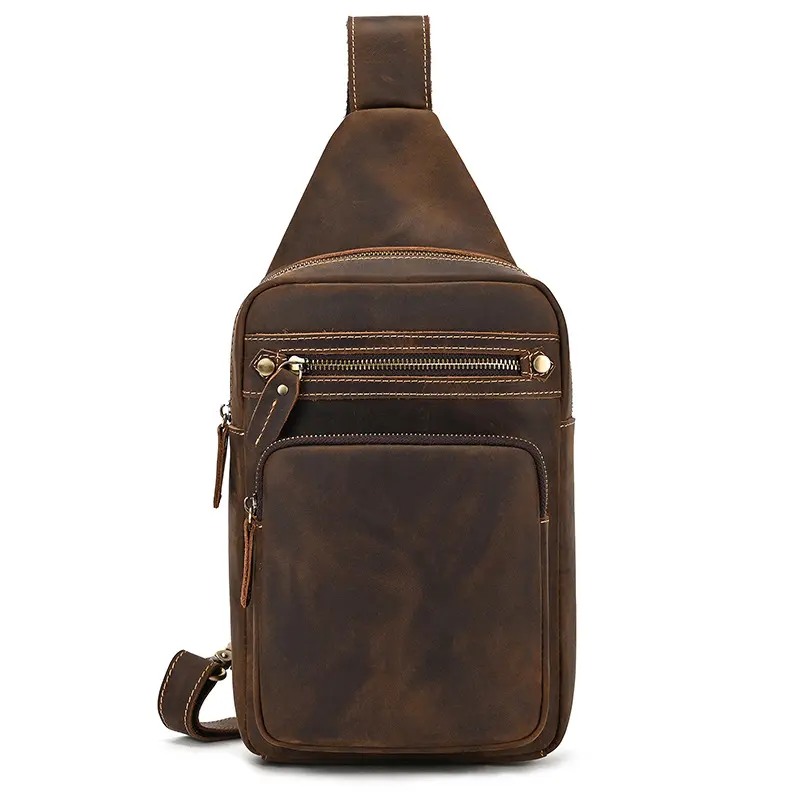 Crossbody Top Layer Cowhide Retro Casual Shoulder Bag