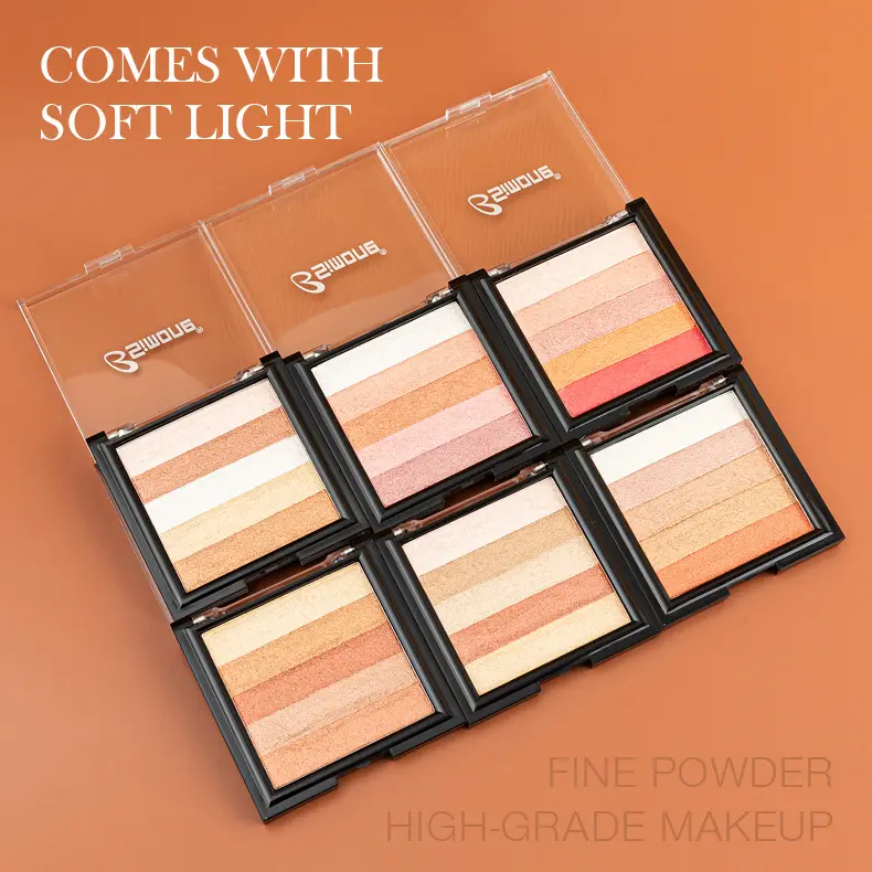 Highlight Eye Shadow Plate Three-dimensional Brightening