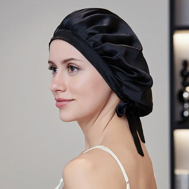 Fashion Personality Silk Nightcap Toupee Women Cool Black - Shop at LoveMi