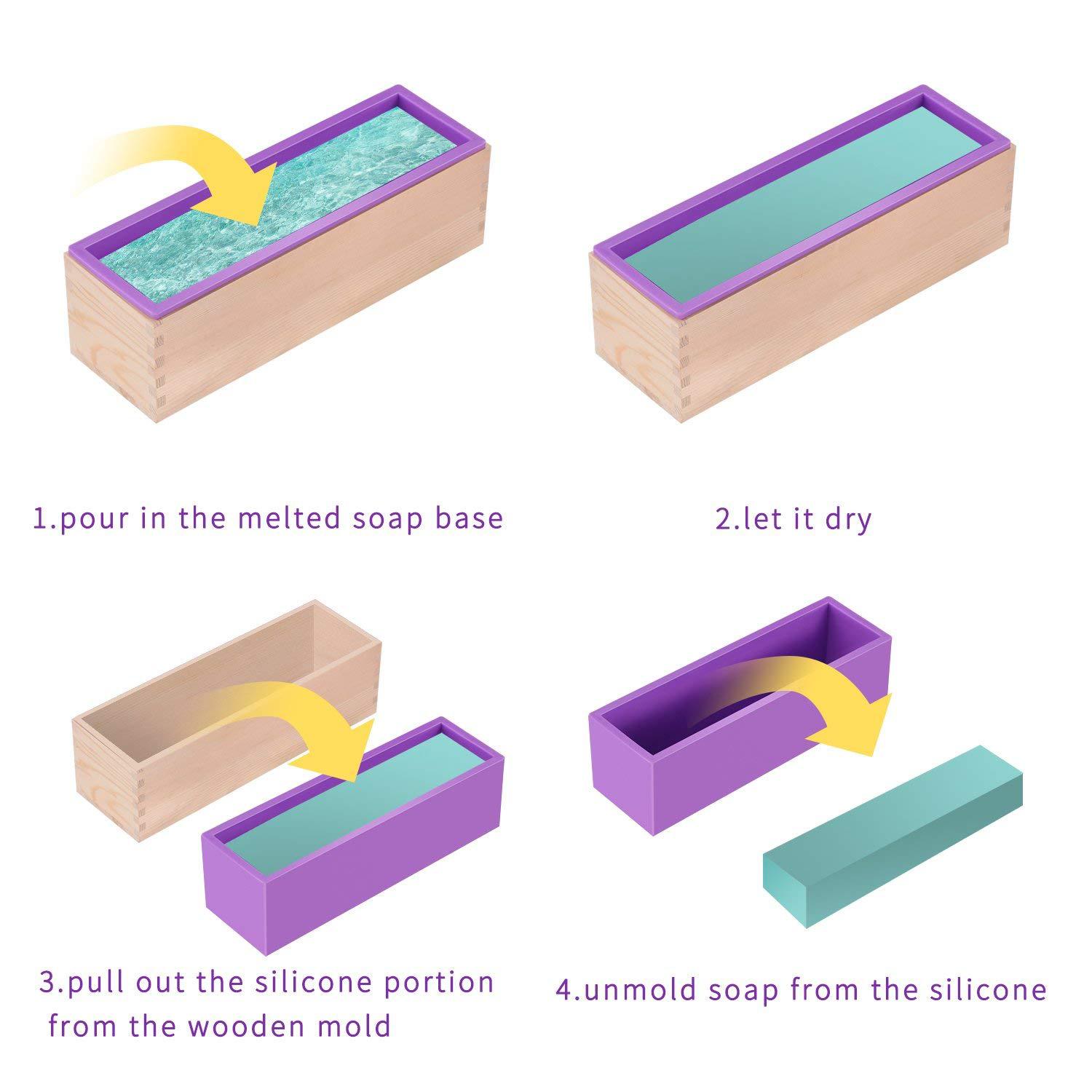 Title 5, 1.2KG Silicone Toast Mould