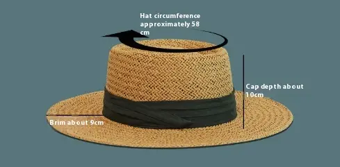 Fashion Sun Protection Hat Beach Weaving Sun Hat