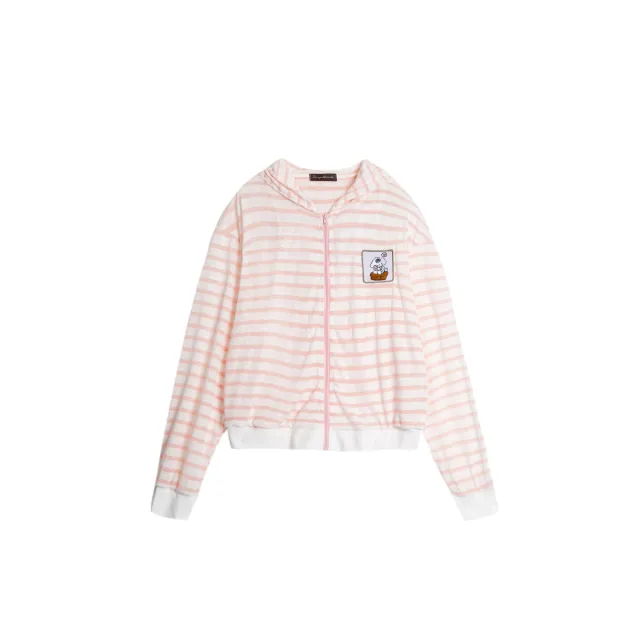 Sweet Girly Simplicity Loose Hooded Sweater Cardigan Pink - Shop at LoveMi