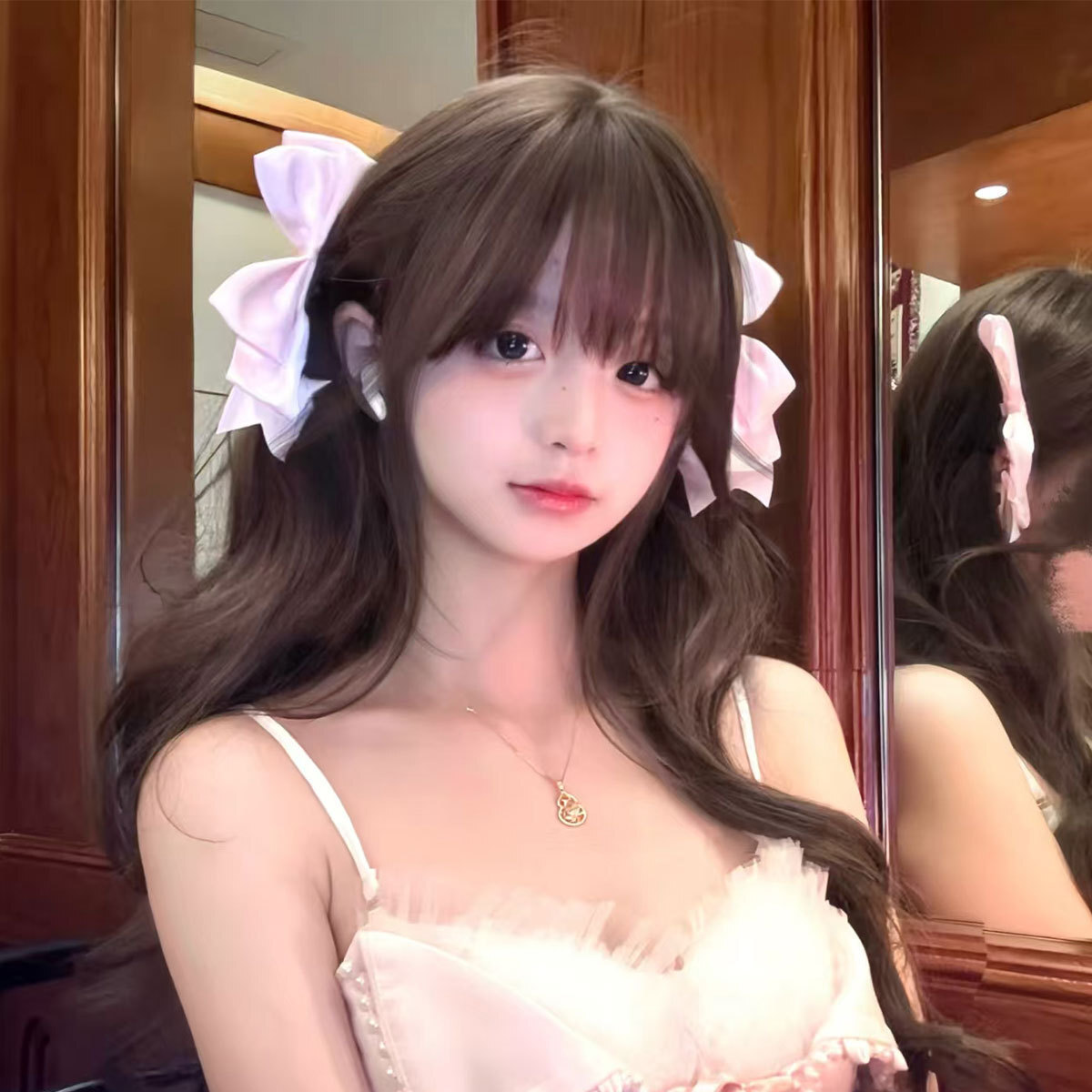 Adorable Bow Barrettes Cute Advanced Sweet Double Hair Accessory For Ponytail