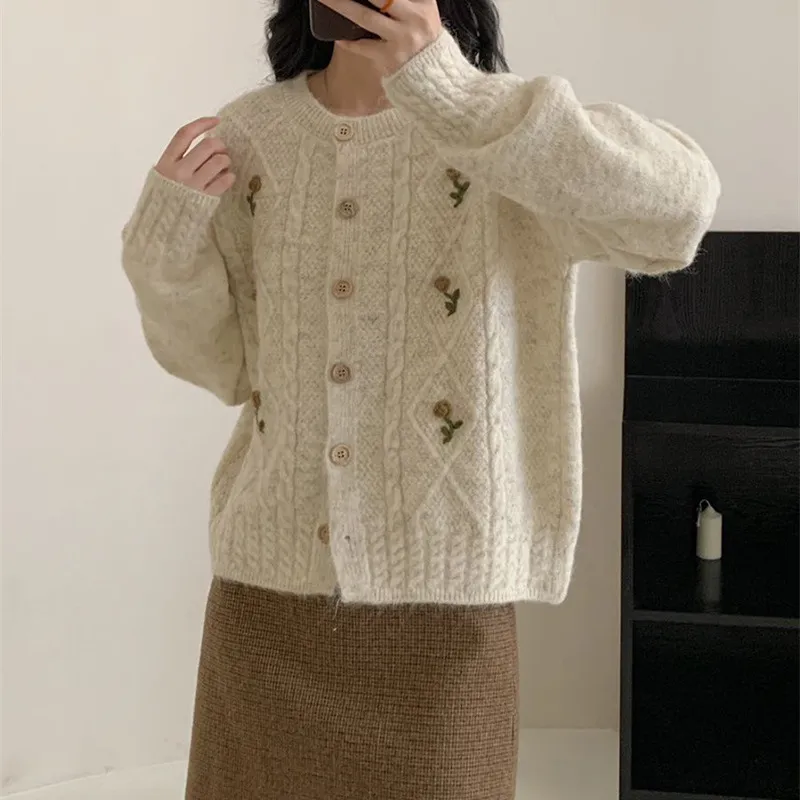 Korean Style Women's Top Autumn Clothes Clothes High-grade - Picture Color-Xl